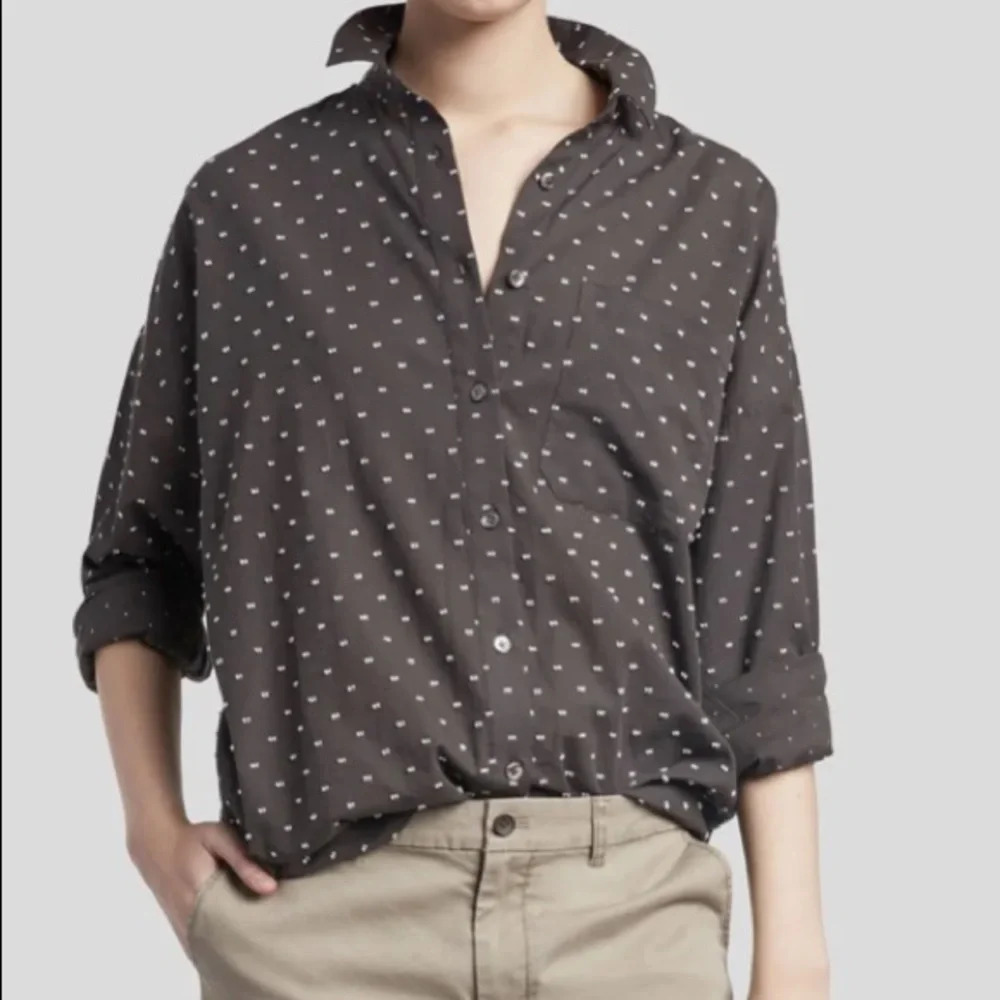 ATM Clip Dot Boyfriend Shirt